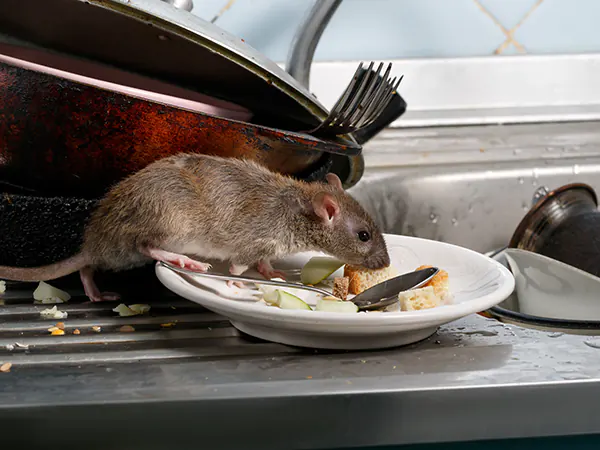 Close-up of a brown rat — common rodent species found in UAE properties